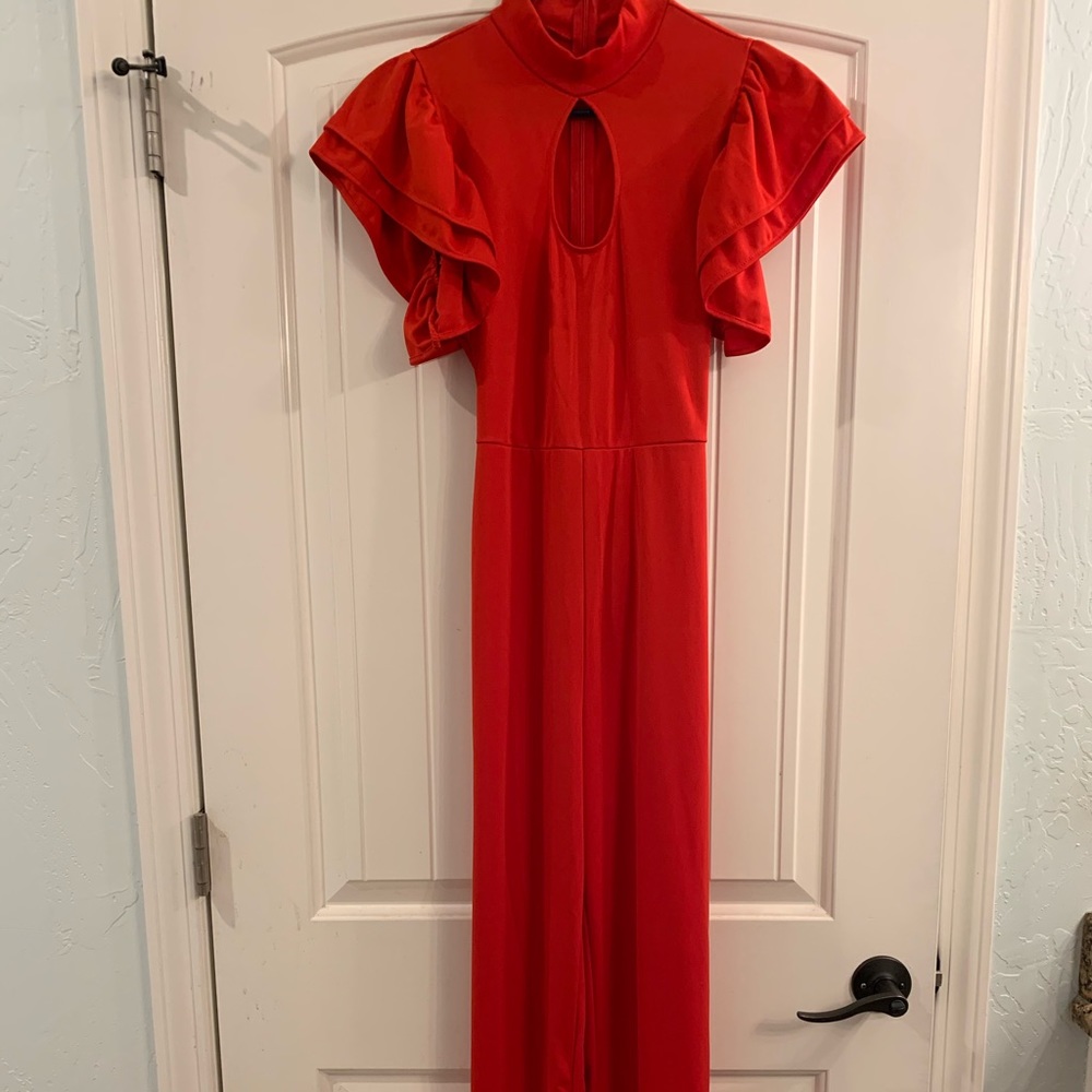 Cherry Red Jumpsuit